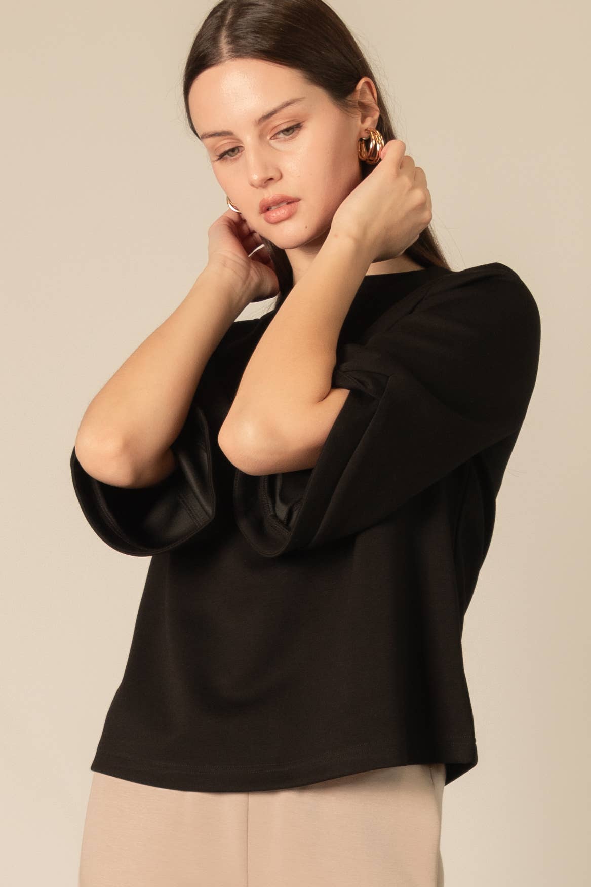 PERFECT IVORY TOP