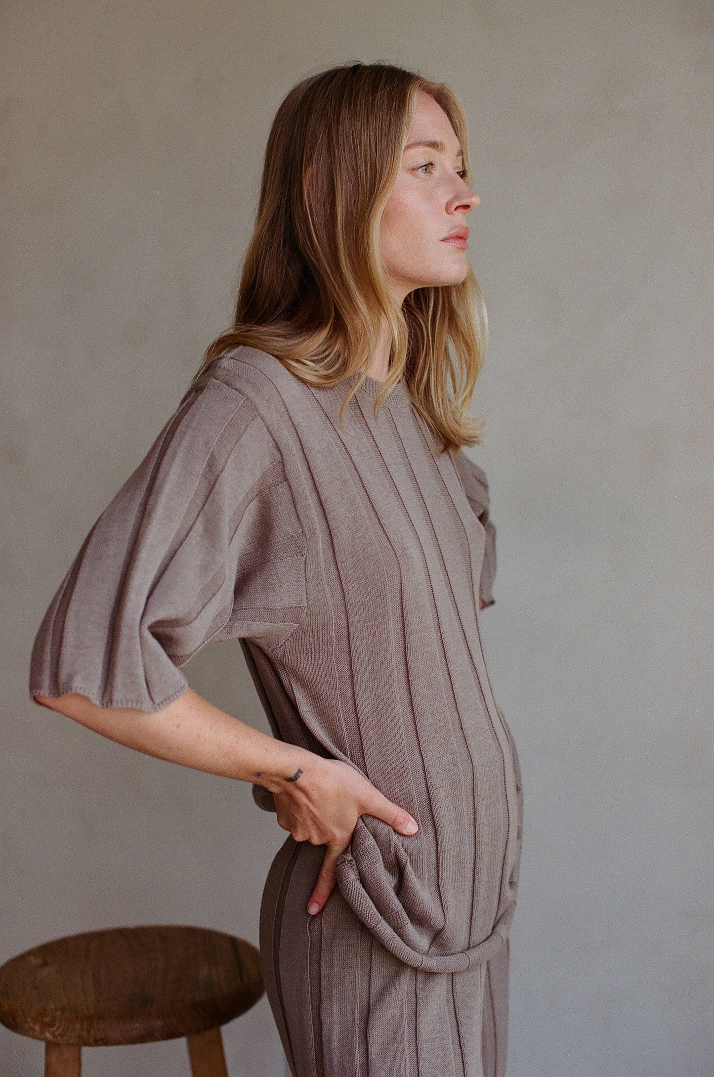 LOUNGE KNIT TOP