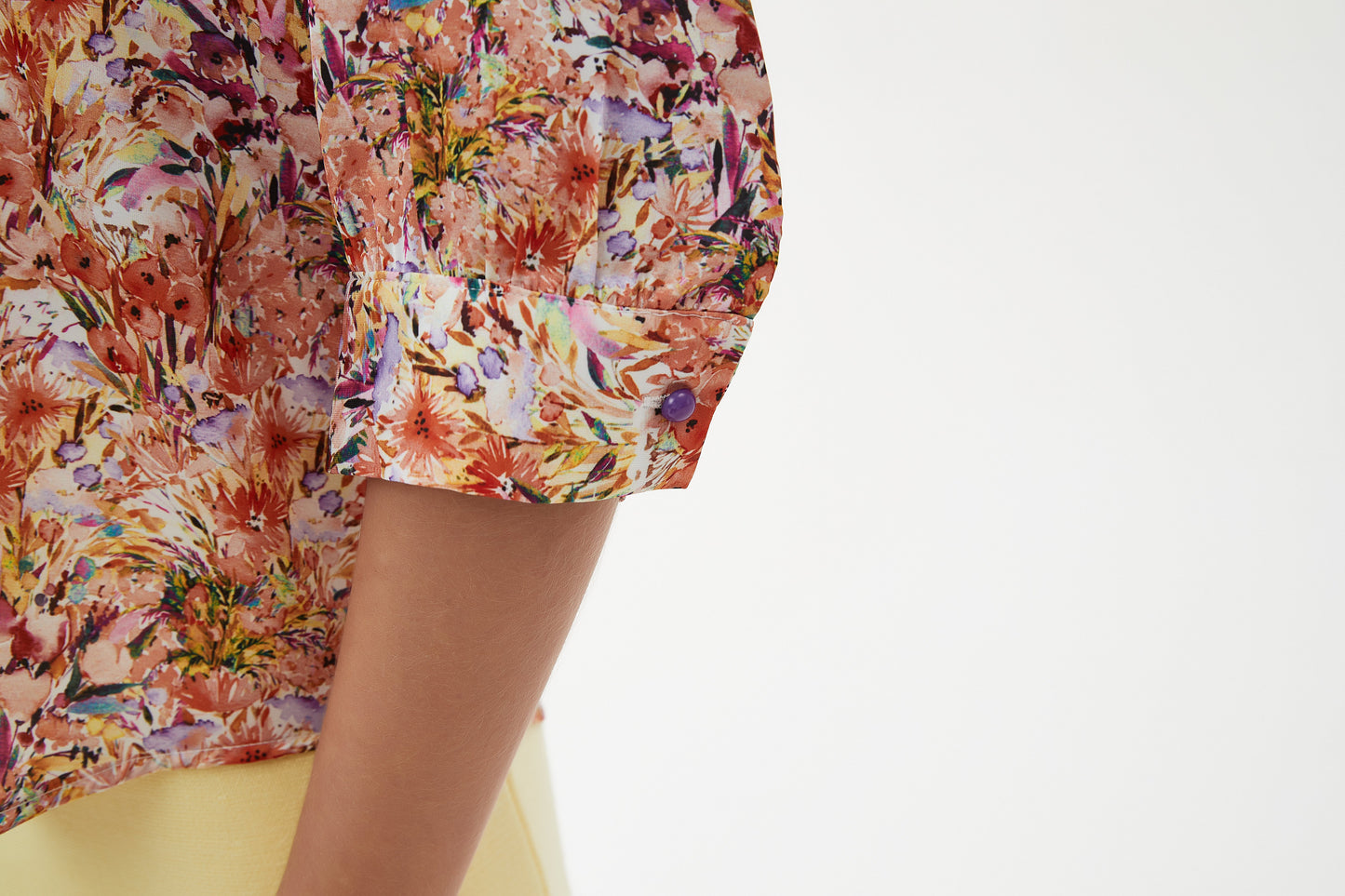 SILKY 1/2 SLEEVE BLOUSE byMM
