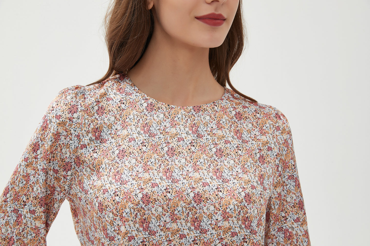 SILKY 1/2 SLEEVE BLOUSE byMM