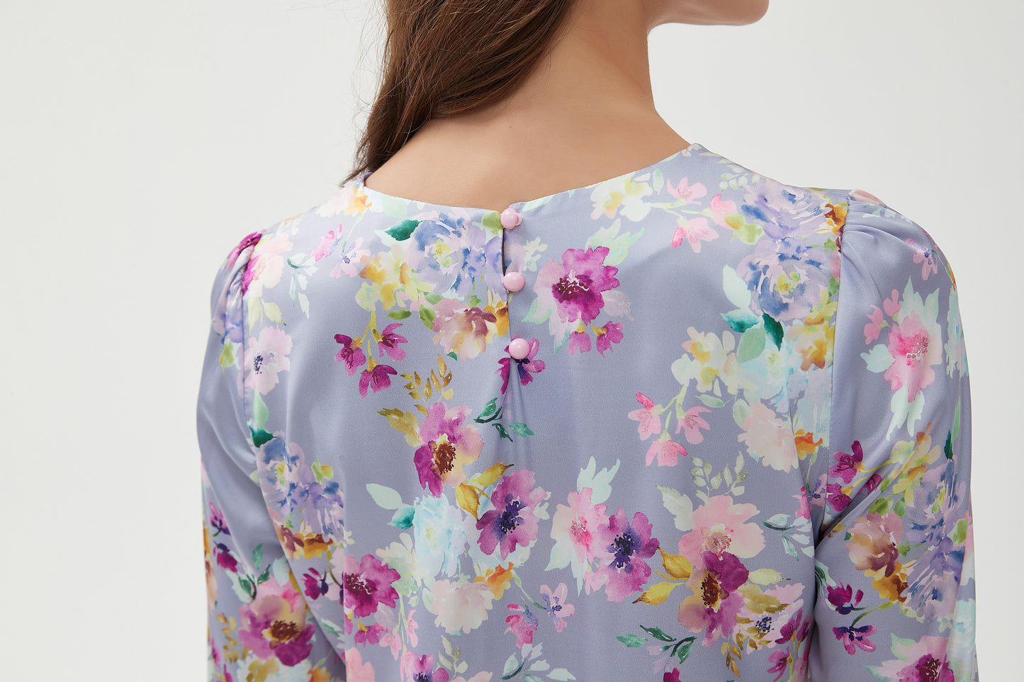 SILKY 1/2 SLEEVE BLOUSE byMM
