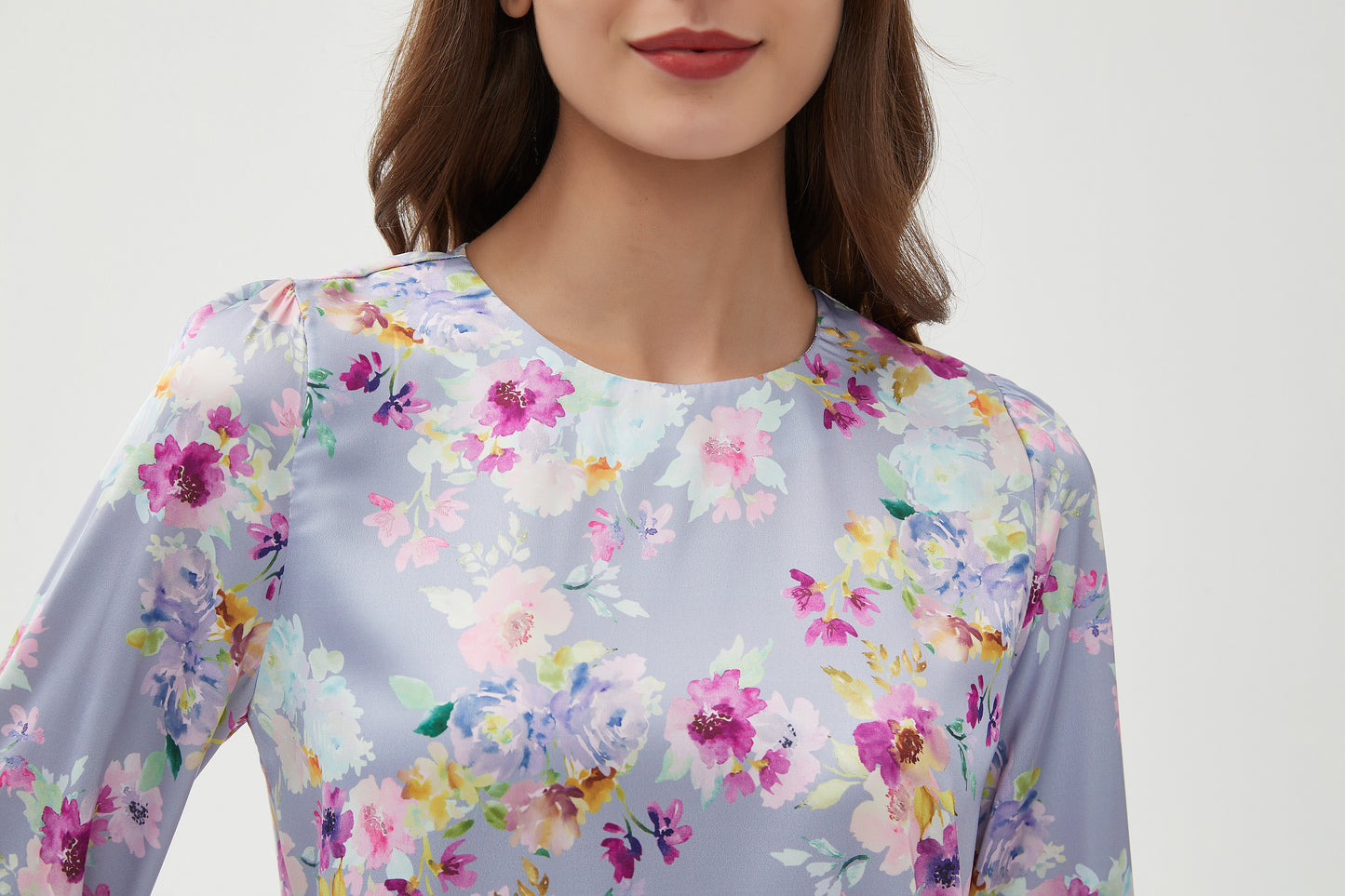 SILKY 1/2 SLEEVE BLOUSE byMM