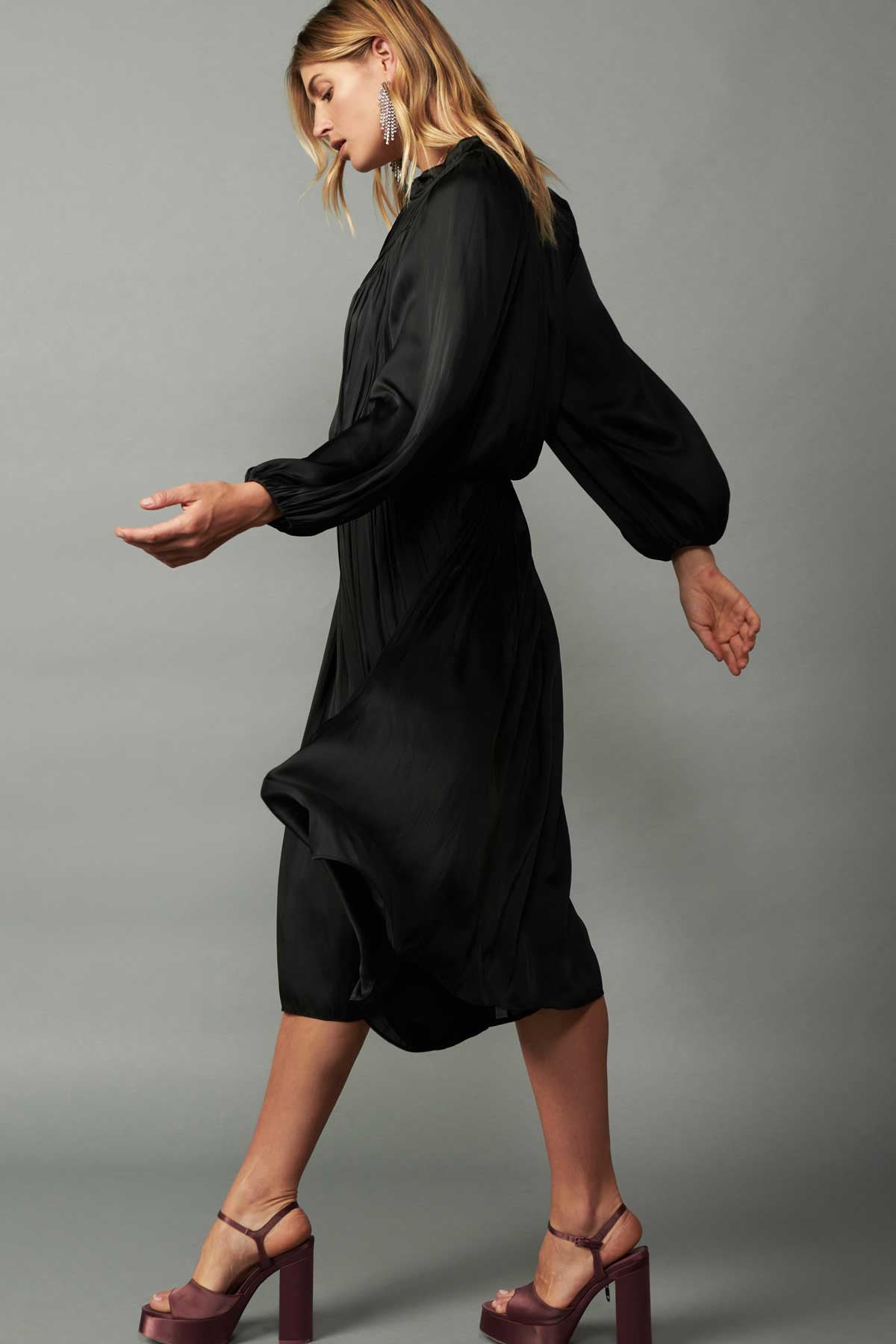BLACK BOUFFON PRETTY DRESS