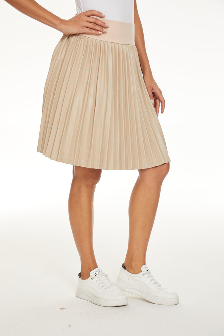 MM PLEATHER PLEATED SAND