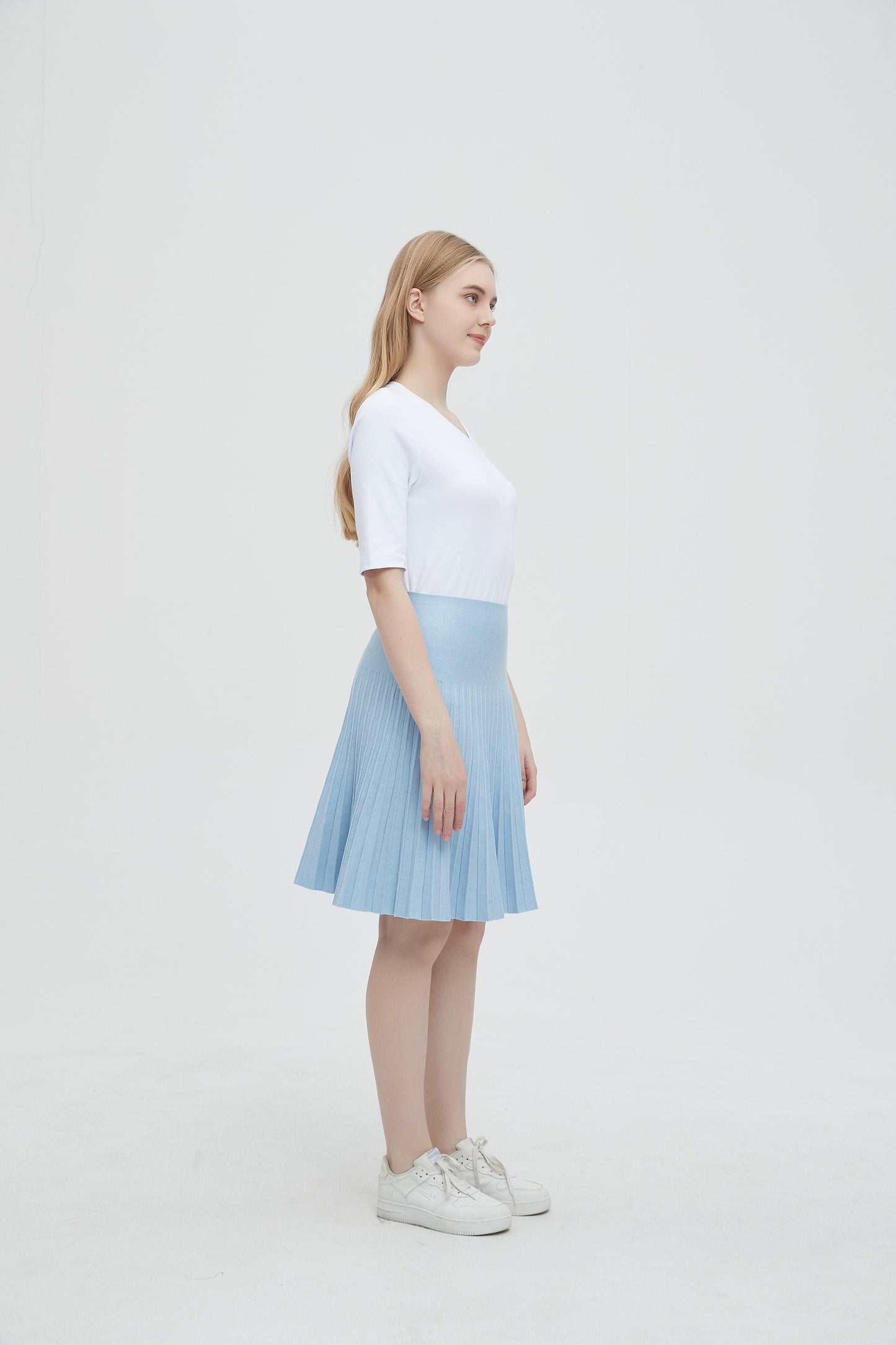 MM YEAR ROUND PLEATED - ICE BLUE