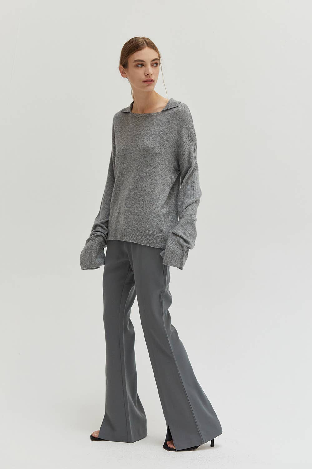 MALINE CASHMERE THIN KNIT SWEATER