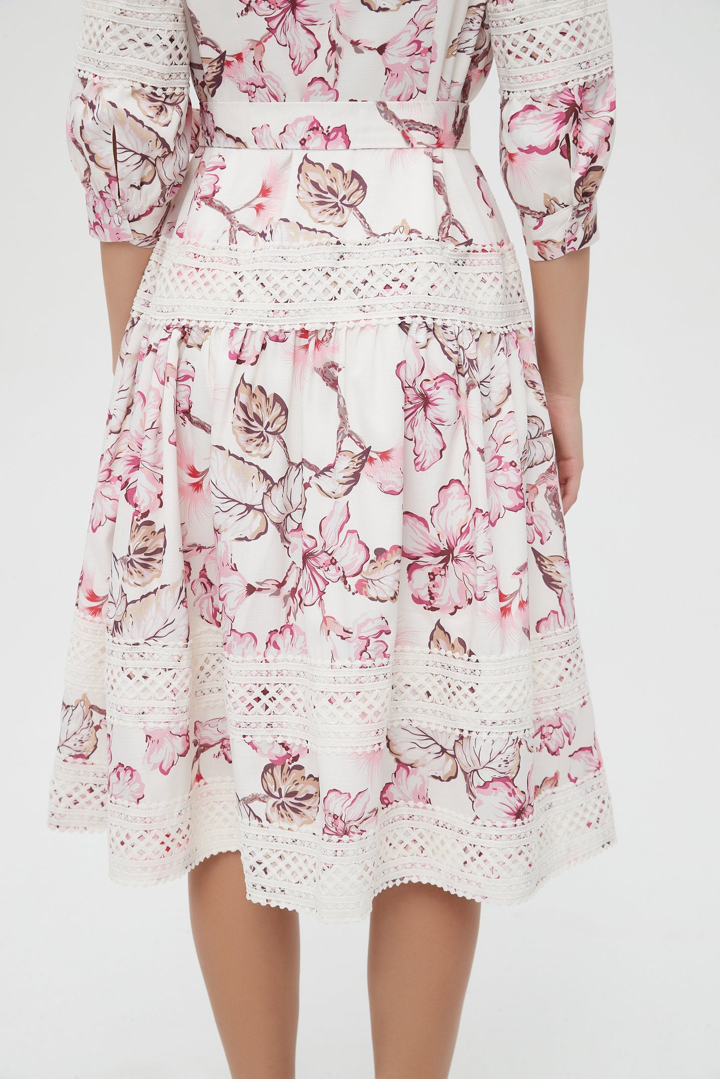 BELLAROSA FLORAL & LACE DRESS byMM