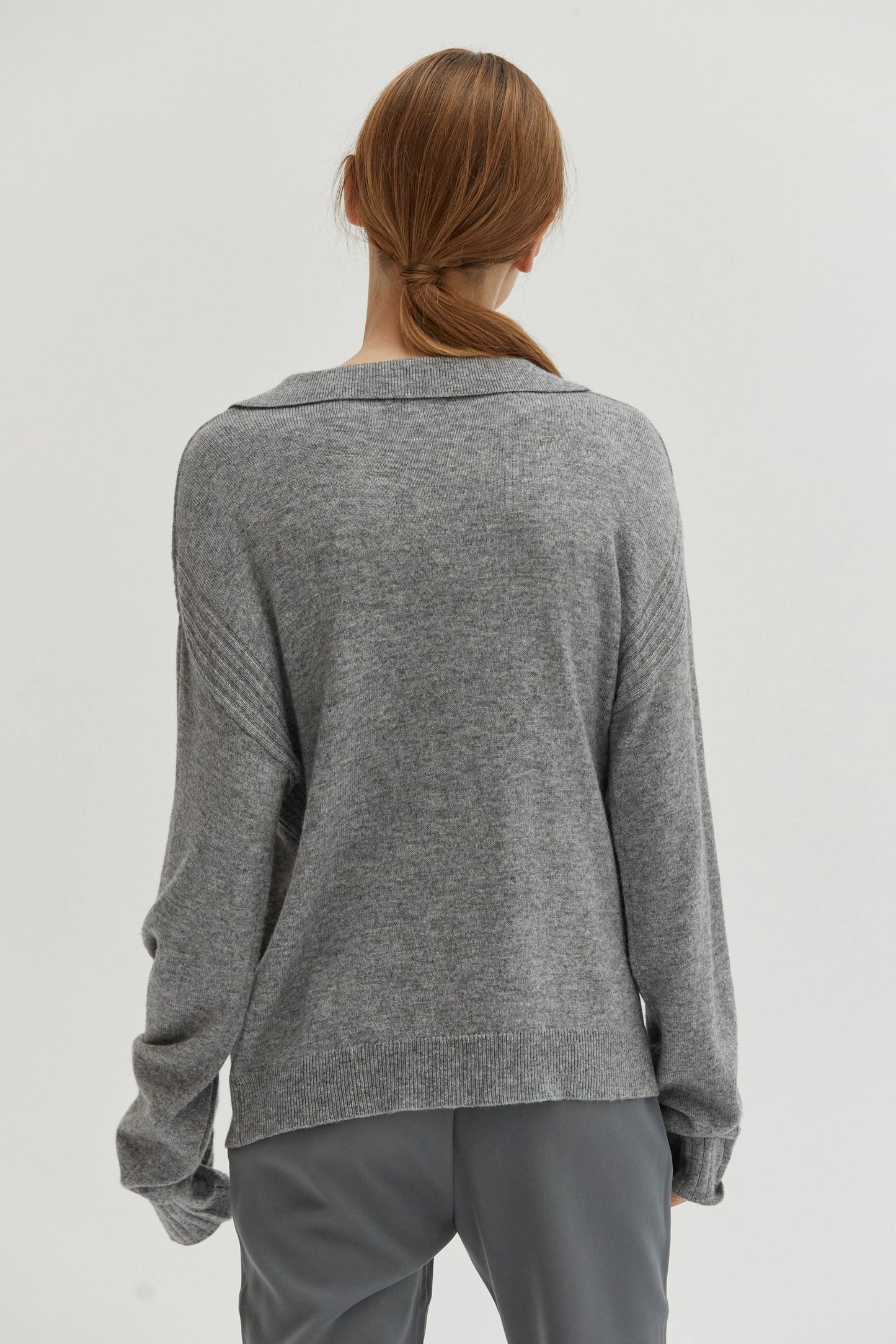 MALINE CASHMERE THIN KNIT SWEATER