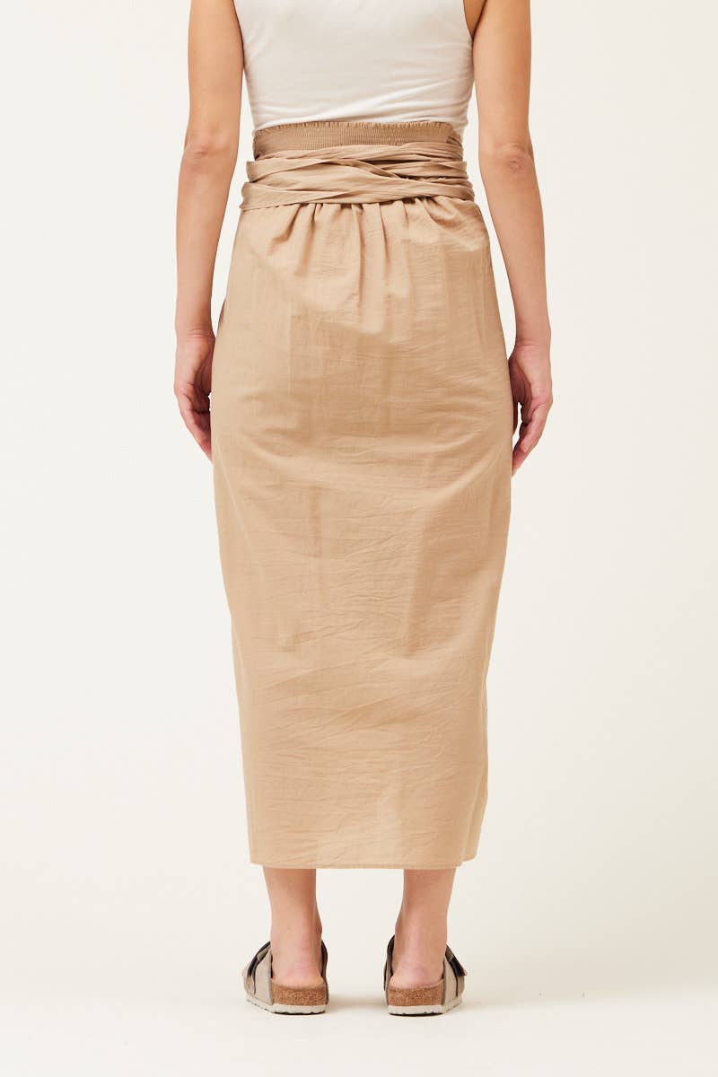COTTON SARONG SKIRT