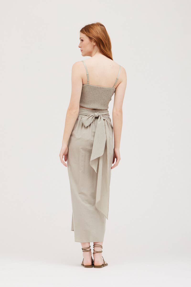 COTTON SARONG SKIRT