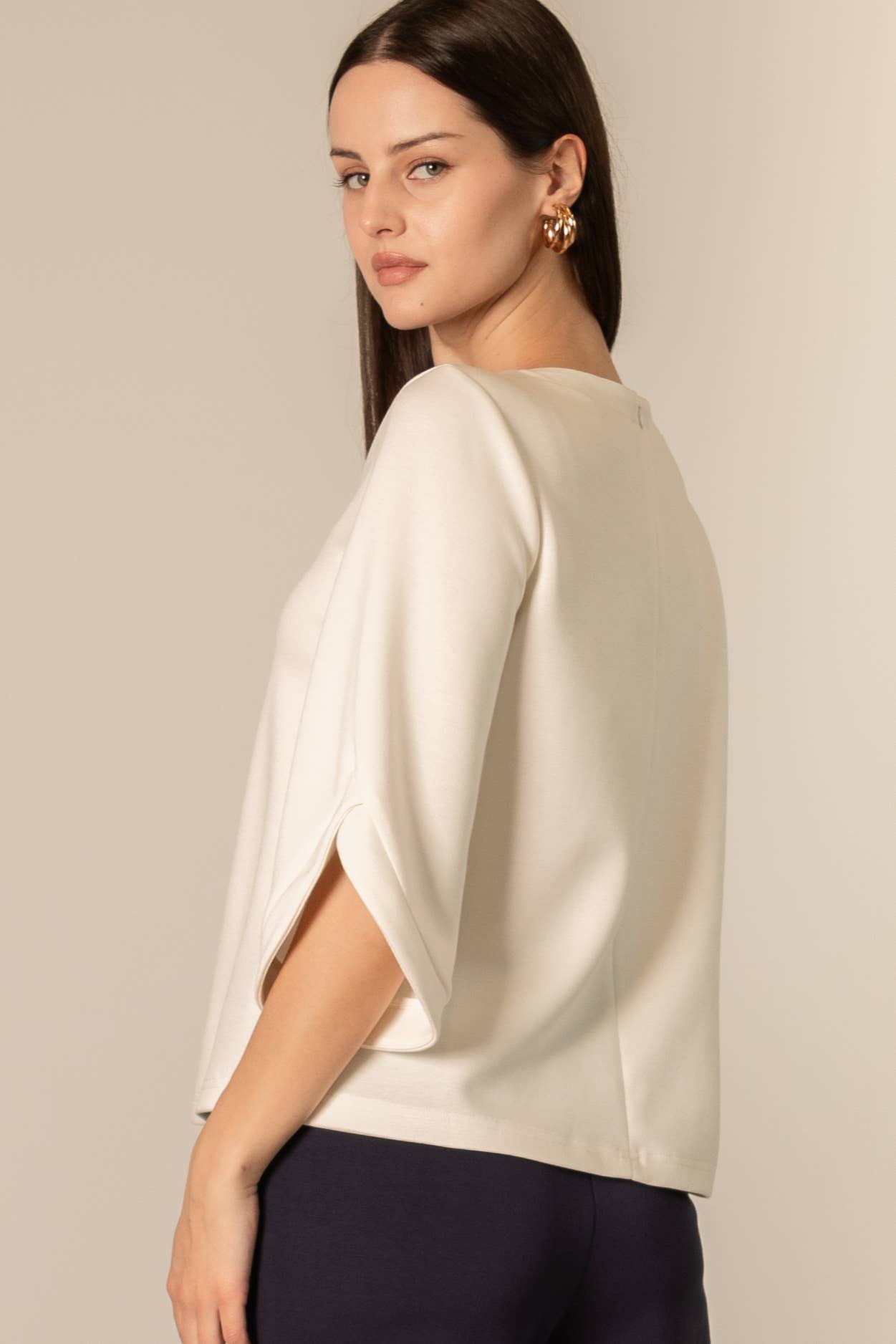 PERFECT IVORY TOP