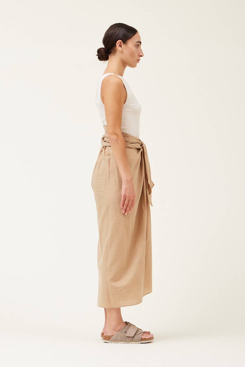 COTTON SARONG SKIRT