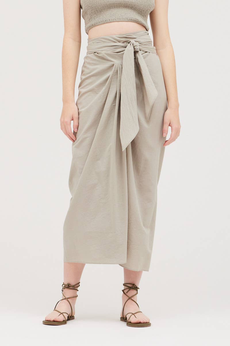 COTTON SARONG SKIRT