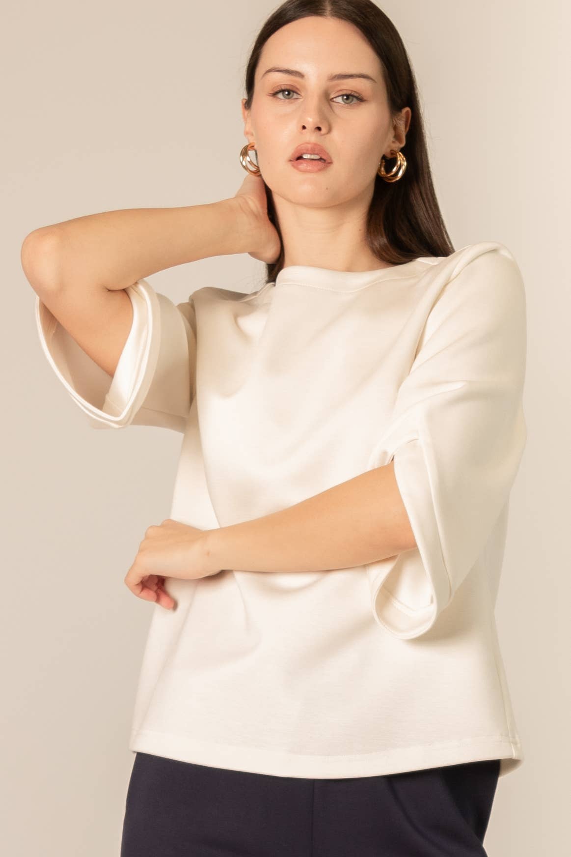 PERFECT IVORY TOP