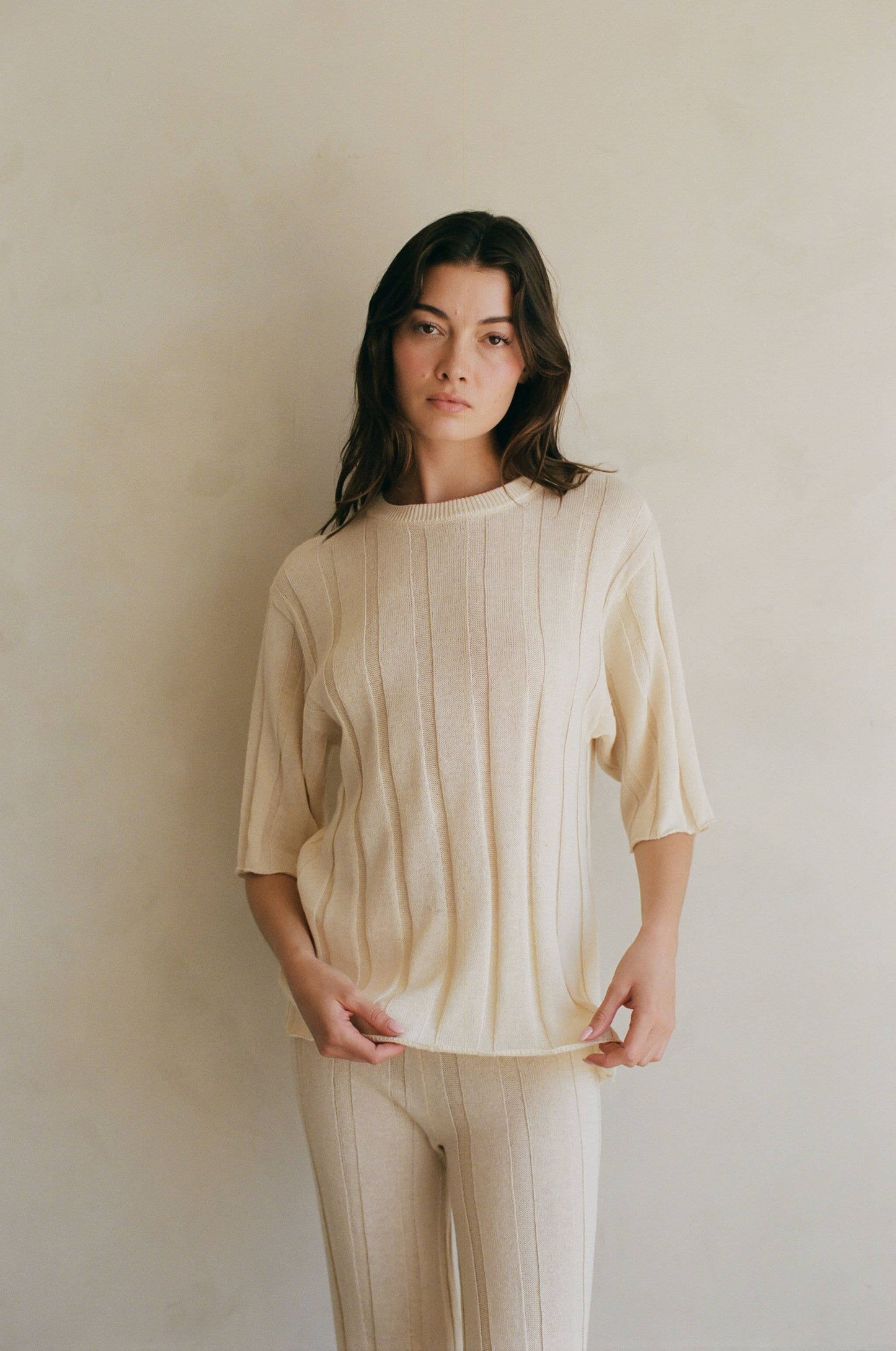 LOUNGE KNIT TOP