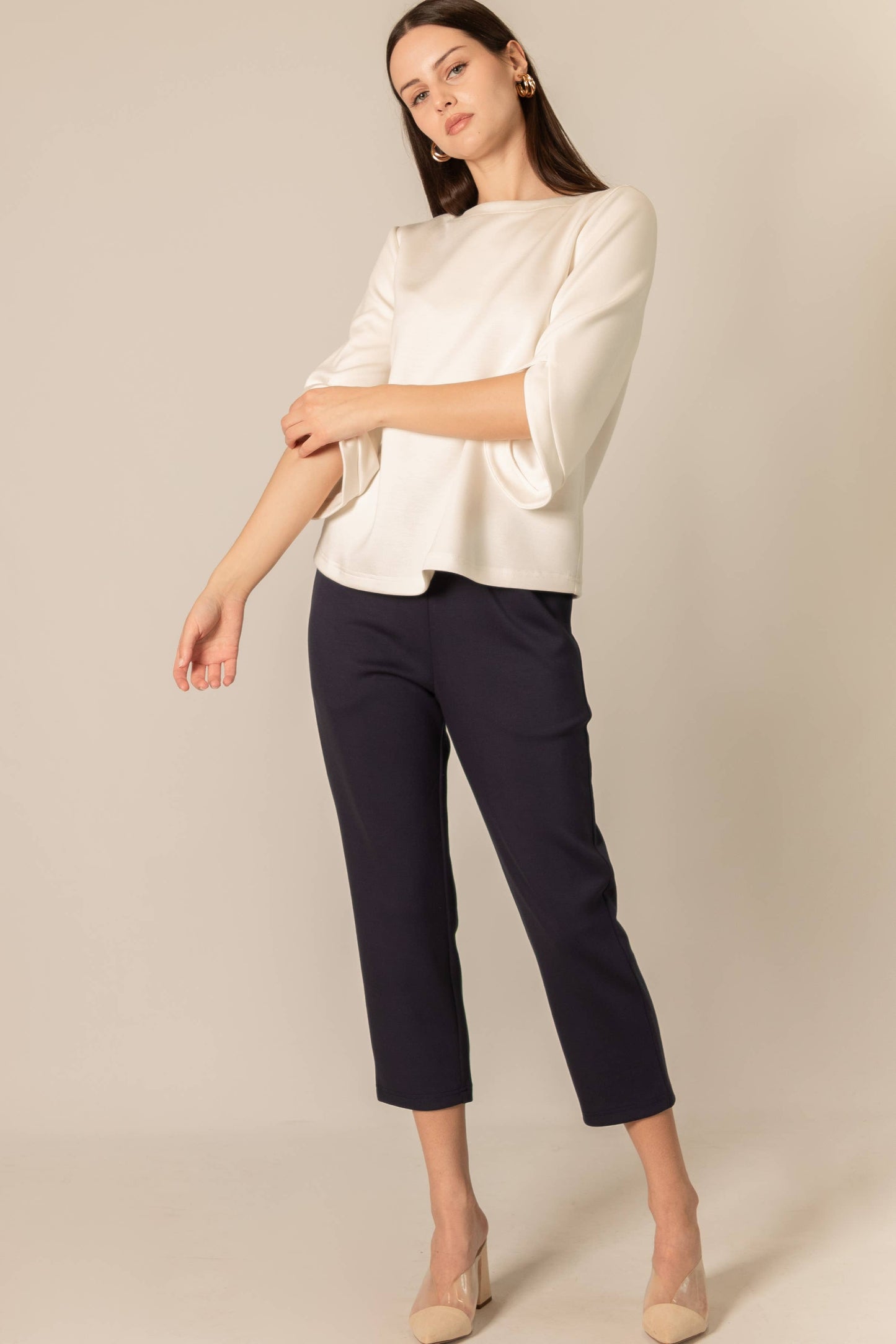 PERFECT IVORY TOP