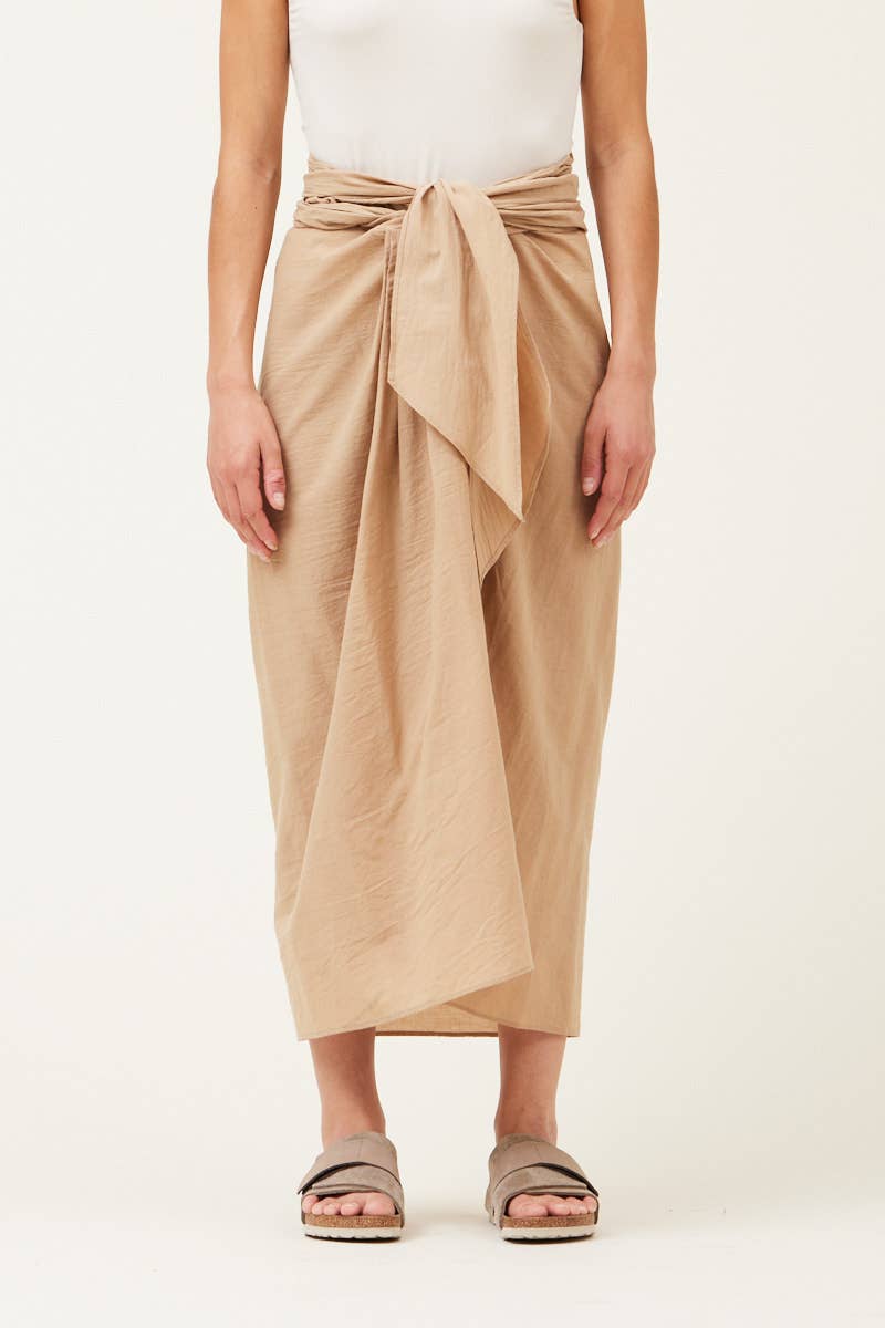 COTTON SARONG SKIRT