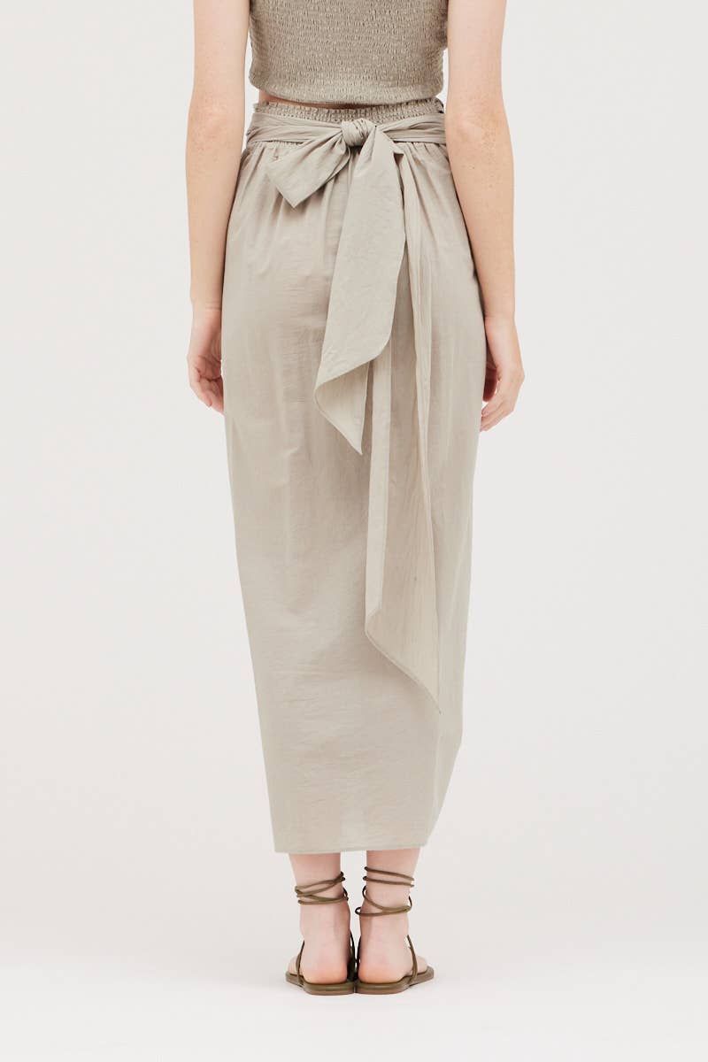 COTTON SARONG SKIRT