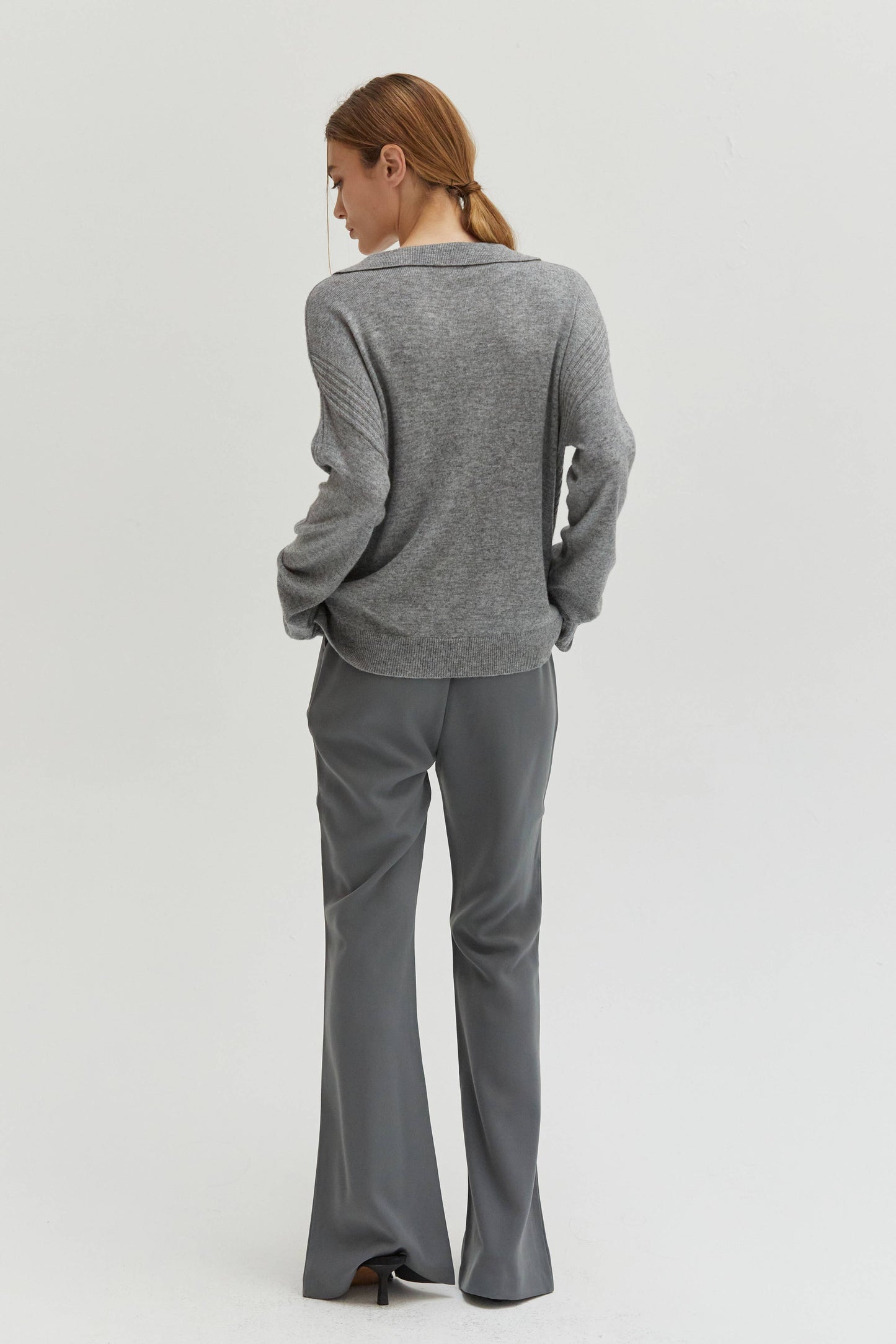 MALINE CASHMERE THIN KNIT SWEATER