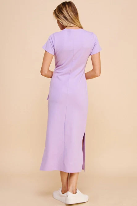 Anastasia Midi Lavender Dress