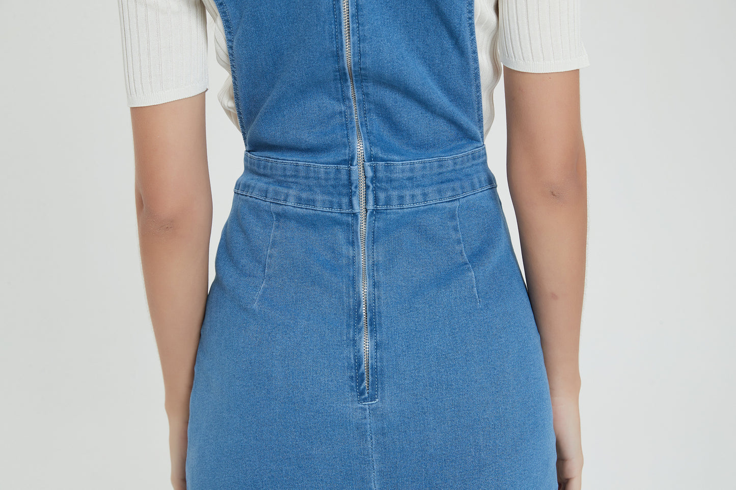 DENIM OVERALL DRESS byMM
