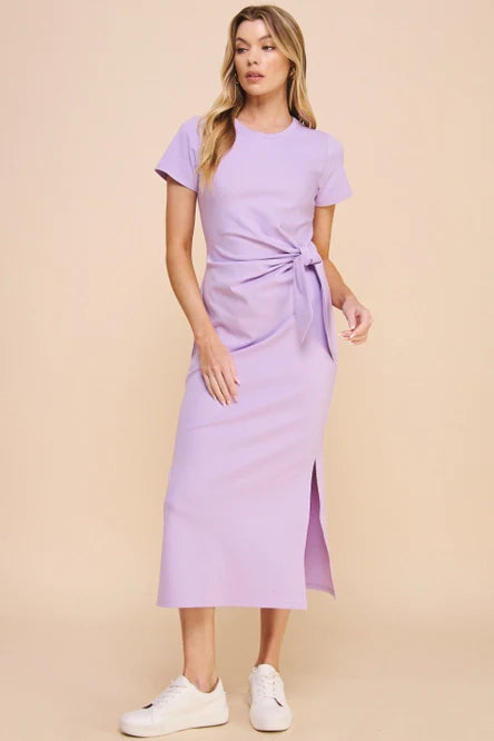 Anastasia Midi Lavender Dress