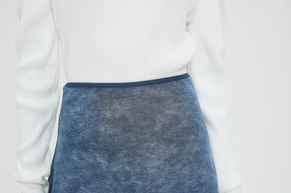 MM COTTON FIT N FLARE - DENIM WASH