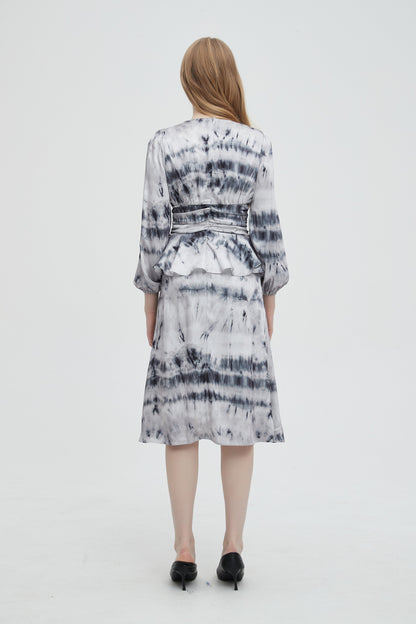 SOLEIL DRESS - TIE DYE PRINT