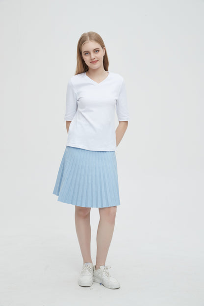 MM YEAR ROUND PLEATED -  ICE BLUE