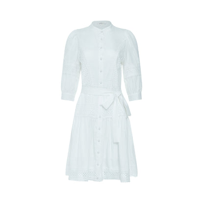 BLANCA LINEN & LACE DRESS byMM