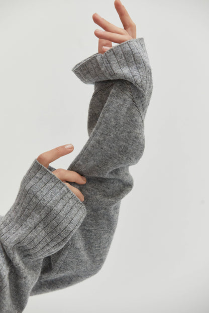MALINE CASHMERE THIN KNIT SWEATER