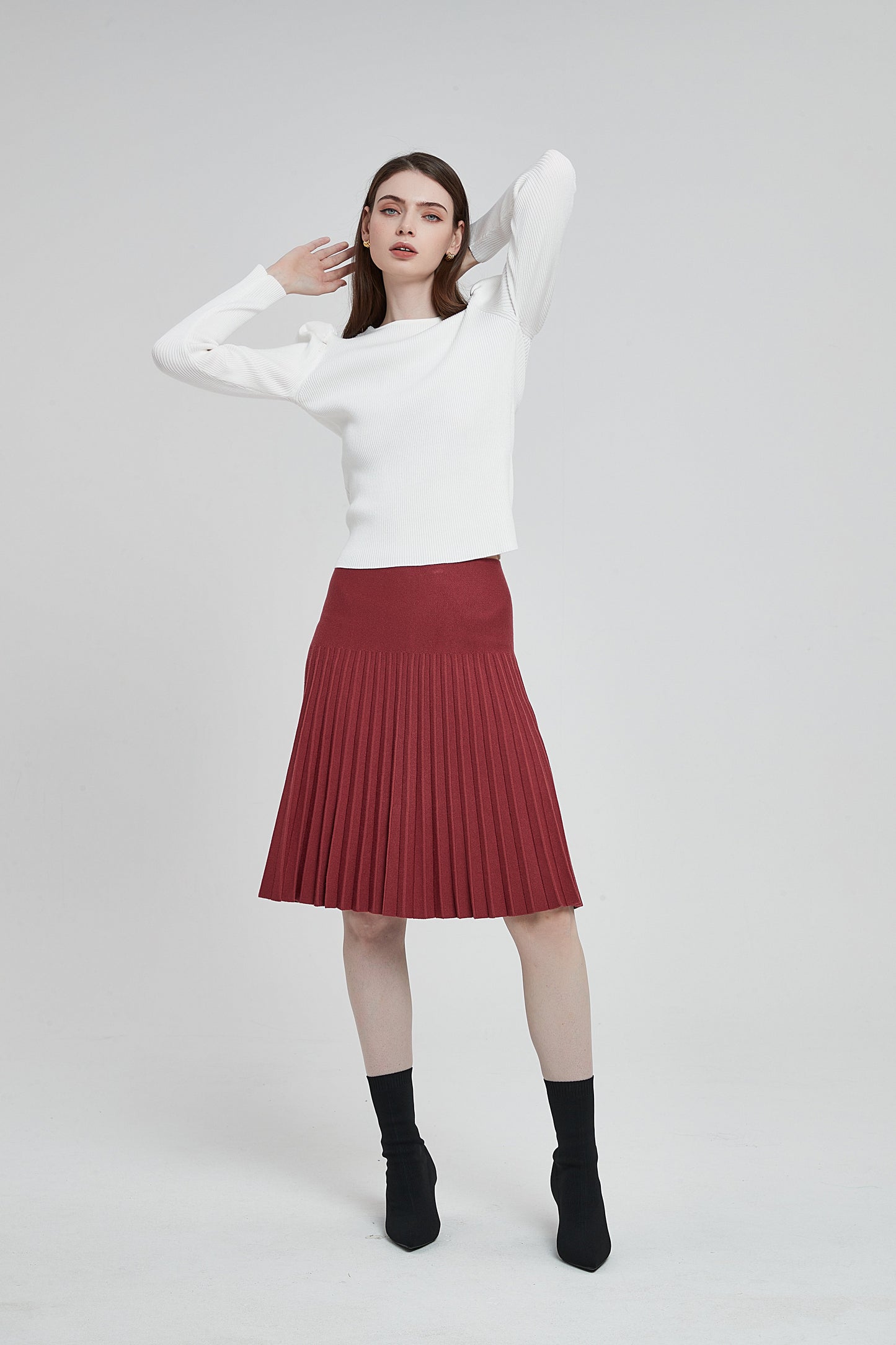 MM YEAR ROUND PLEATED - RUST