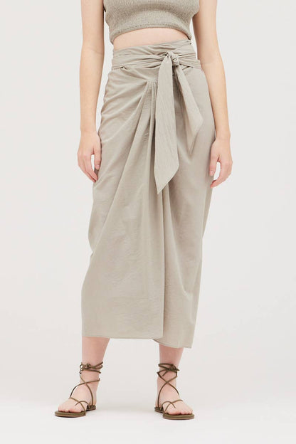 COTTON SARONG SKIRT
