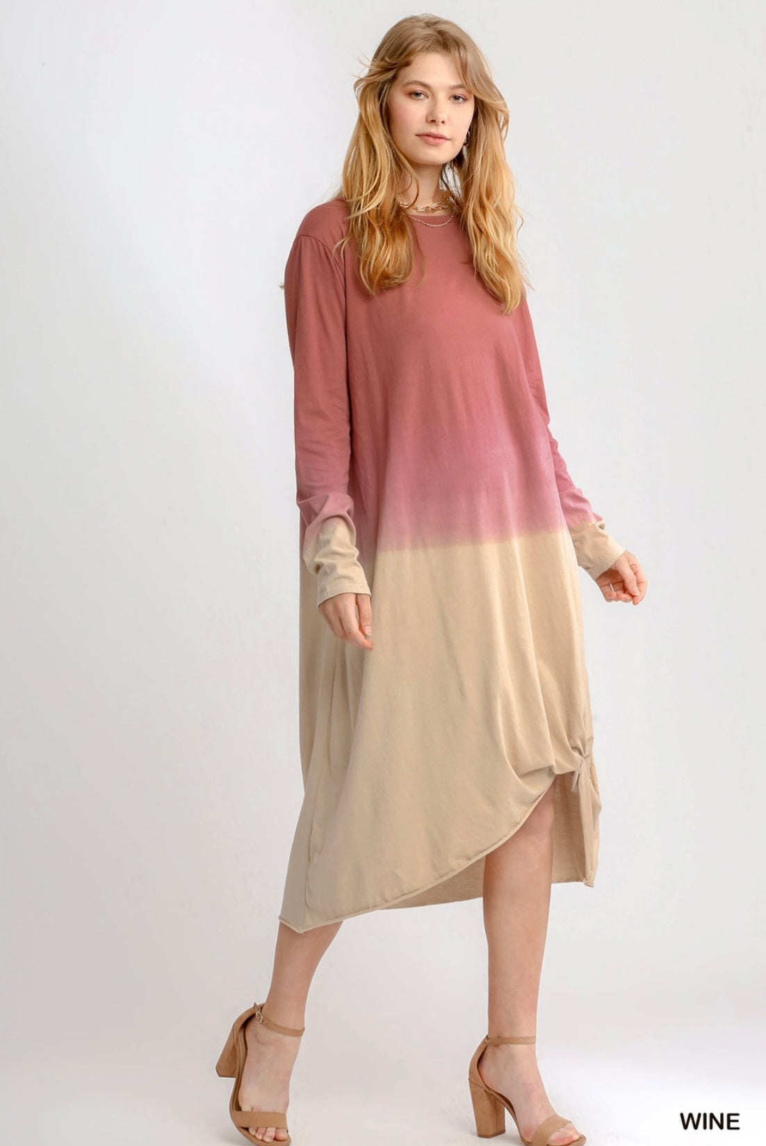 LONG SLEEVE TSHIRT DRESS