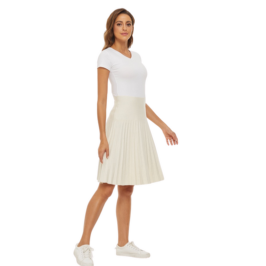 MM YEAR ROUND PLEATED - CREAM