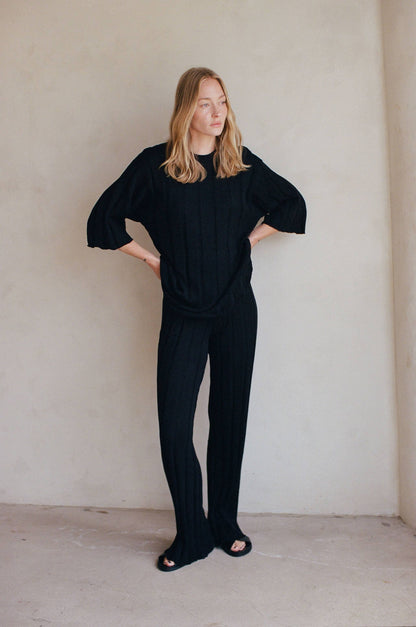 LOUNGE KNIT TOP