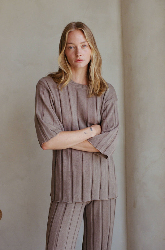 LOUNGE KNIT TOP