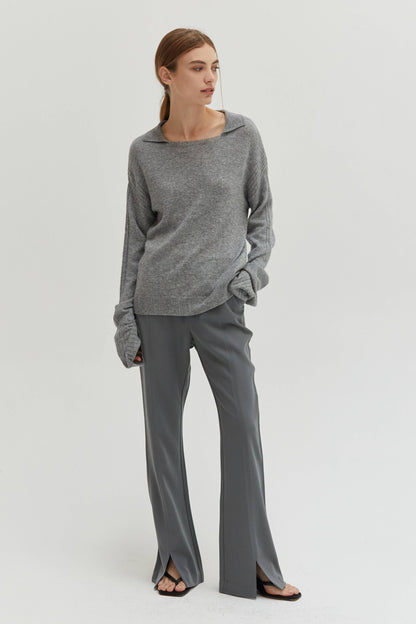 MALINE CASHMERE THIN KNIT SWEATER
