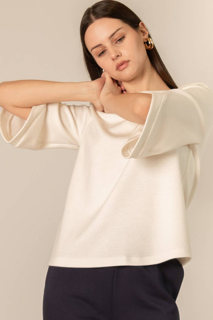 PERFECT IVORY TOP