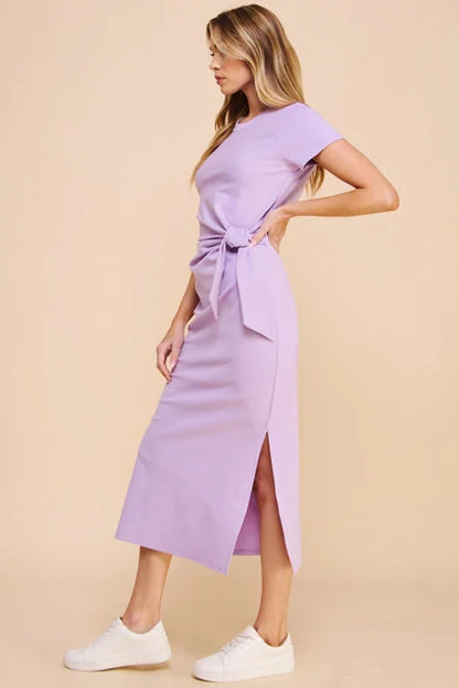 Anastasia Midi Lavender Dress