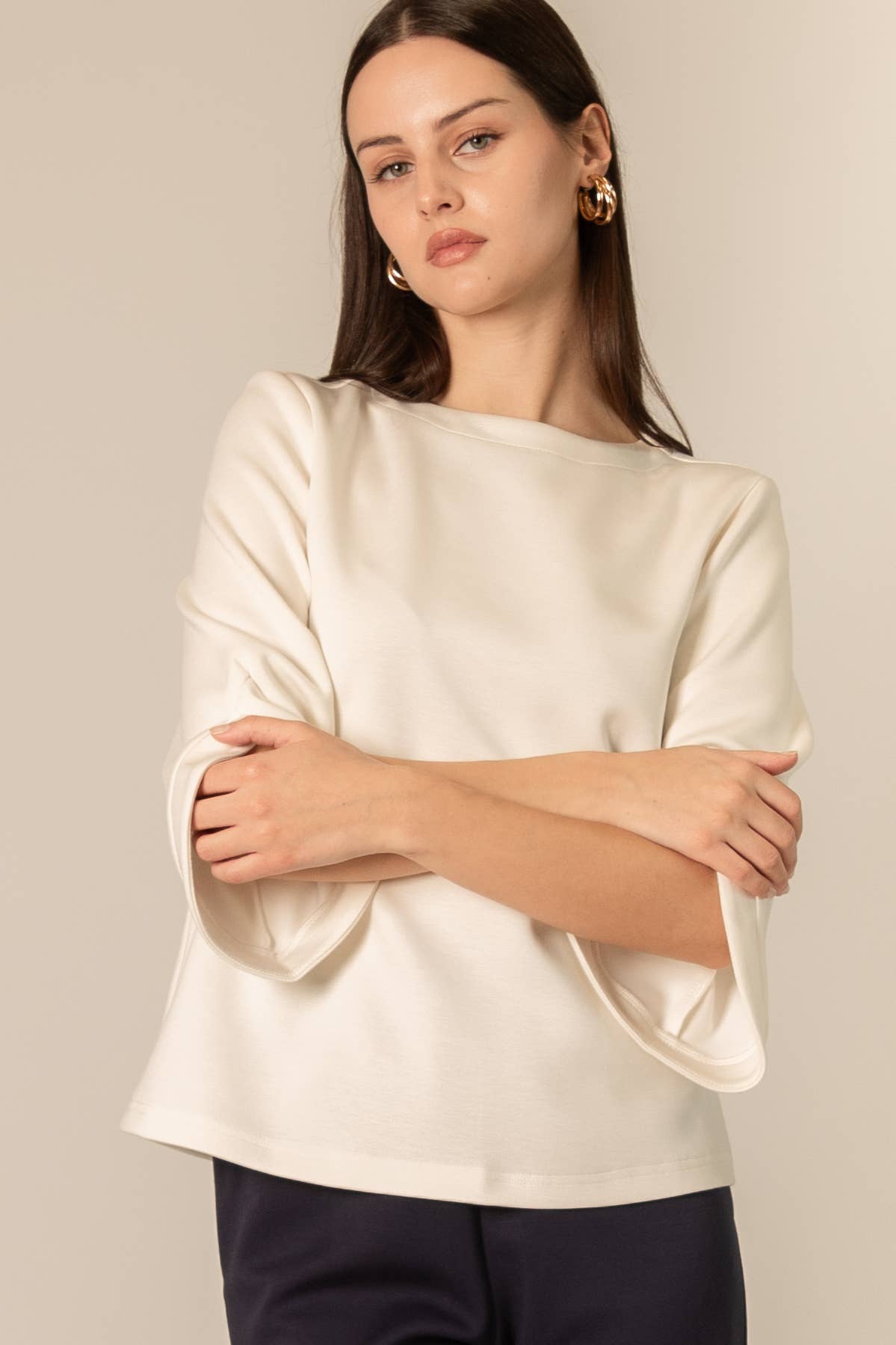 PERFECT IVORY TOP