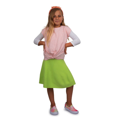 MM JR SUMMER SKIRT - TENNIS GREEN