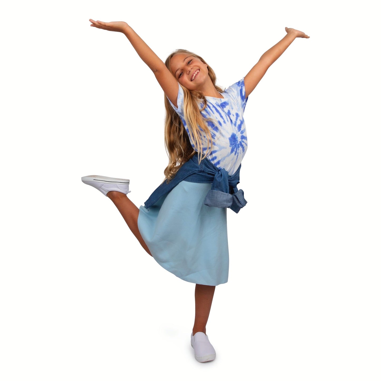 MM JR SUMMER SKIRT - SKY BLUE